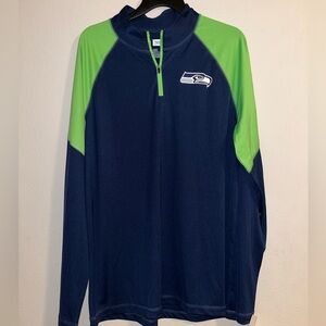 SOLD Seattle Seahawks blue and green pullover